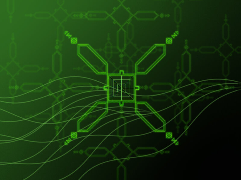 Green Circuit Pattern
