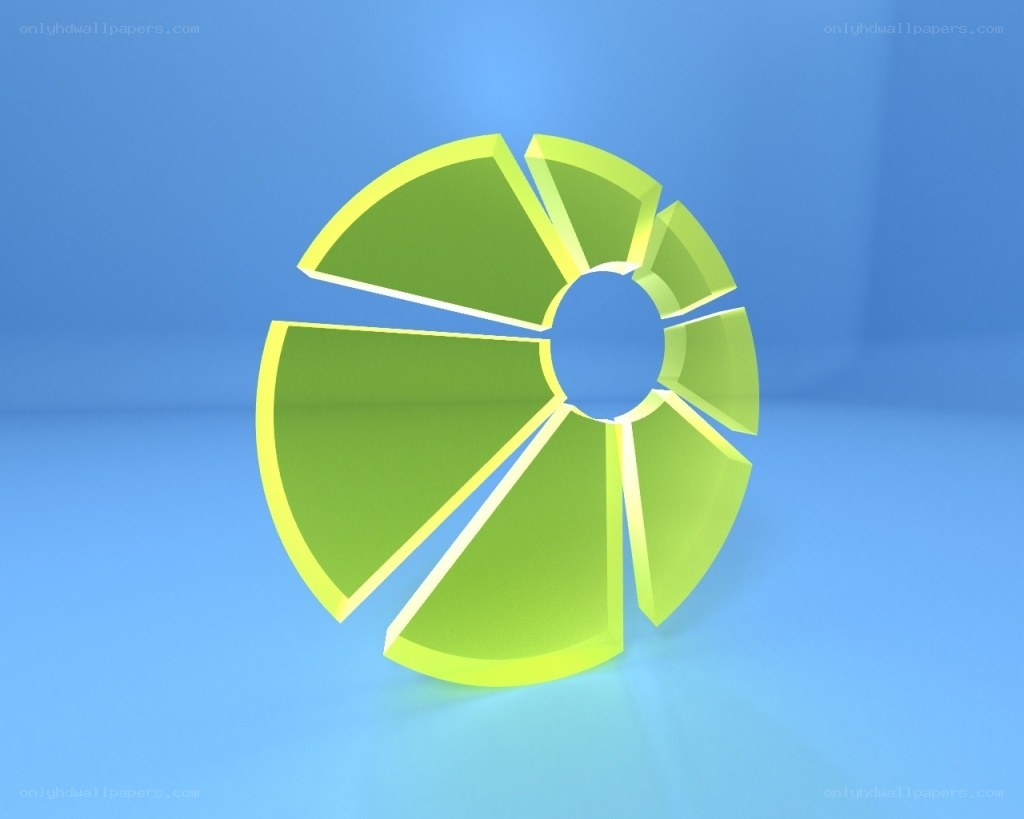 green circular graphic design