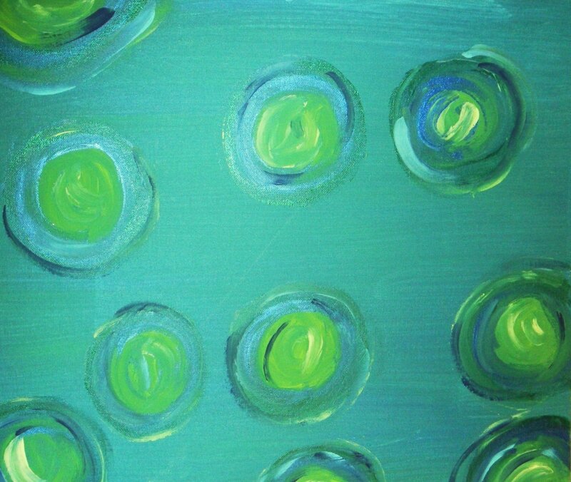 Green Circular Patterns