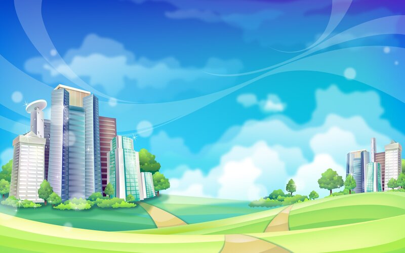 green city landscape