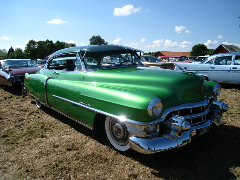 Green Classic Car — Bright