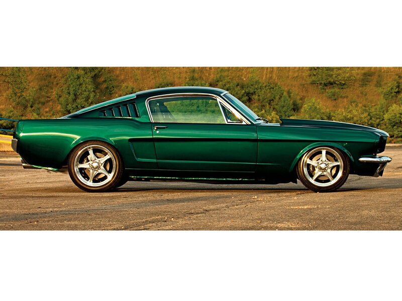 Green Classic Car — Calm, Sunset, Photograph, Trees