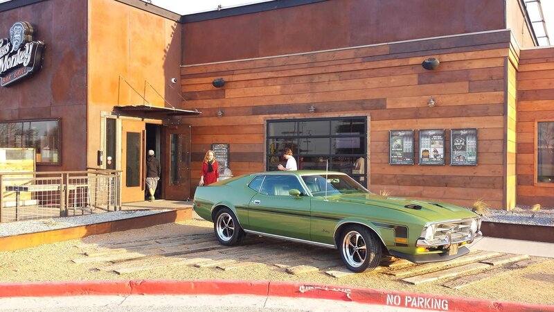 Green Classic Car — Casual, Afternoon
