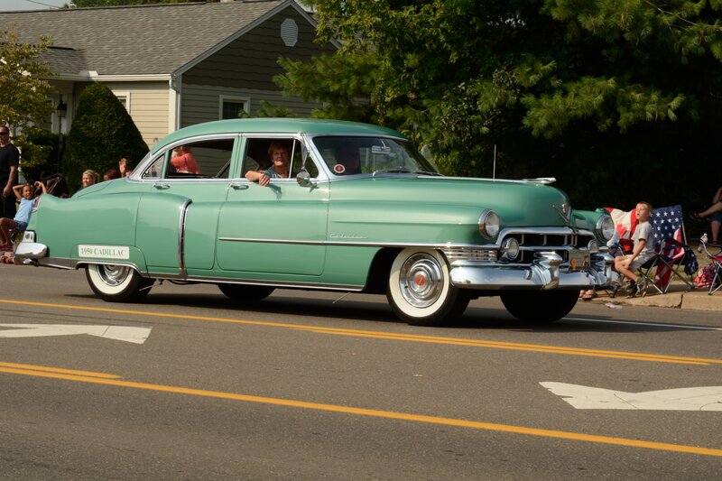 Green Classic Car — Festive