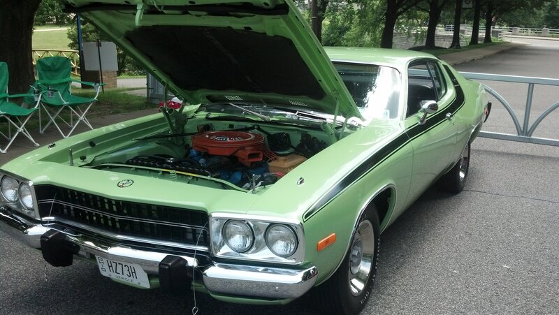 Green Classic Car — Light Green