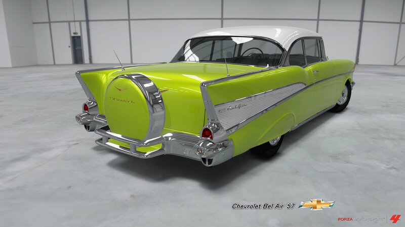 Green Classic Car — Lime Green, Neutral