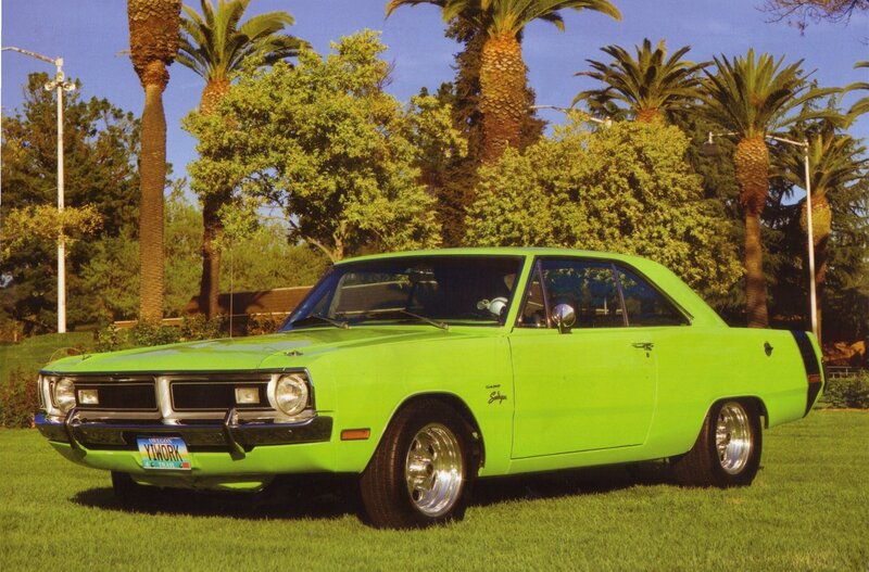 Green Classic Car — Lime Green, Serene