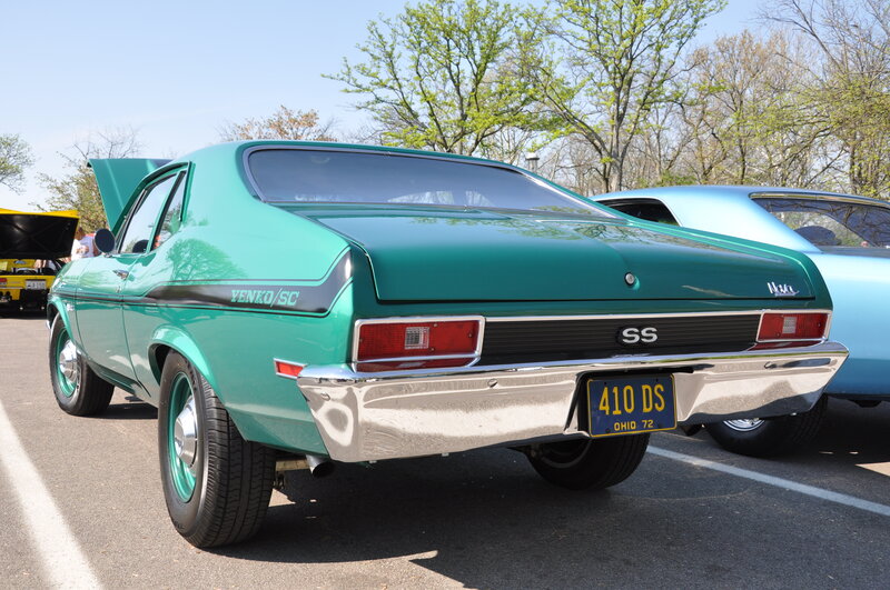 Green Classic Car — Outdoor