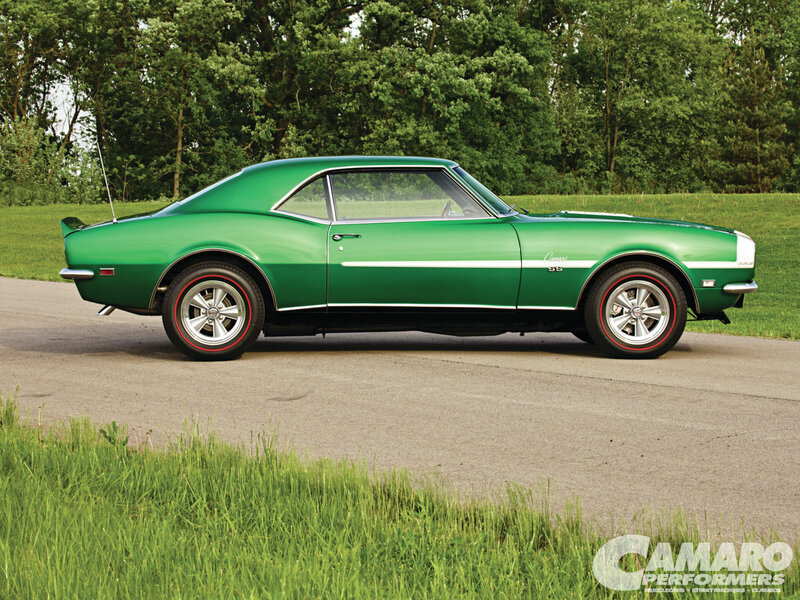 Green Classic Car — Serene, Afternoon, Photograph, Road
