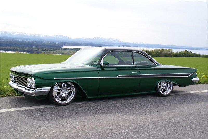 Green Classic Car — Serene, Afternoon