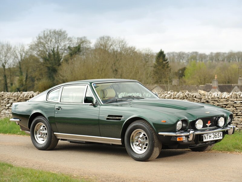 Green Classic Car — Serene, Spring