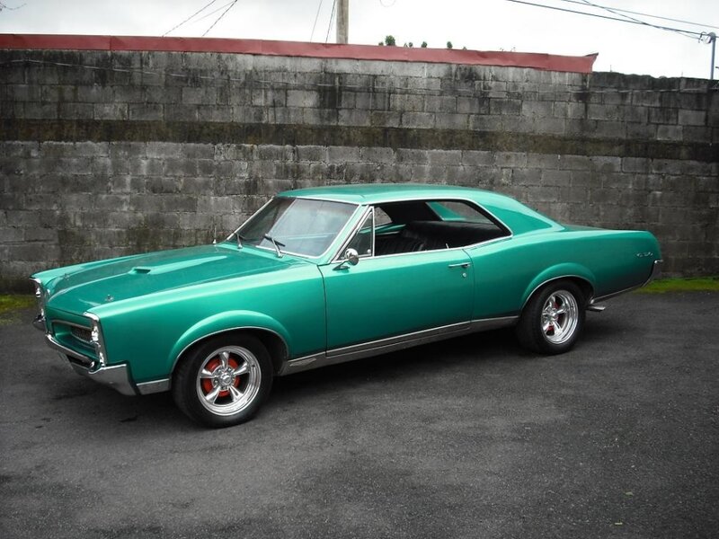 Green Classic Car — Teal, Calm, Photograph