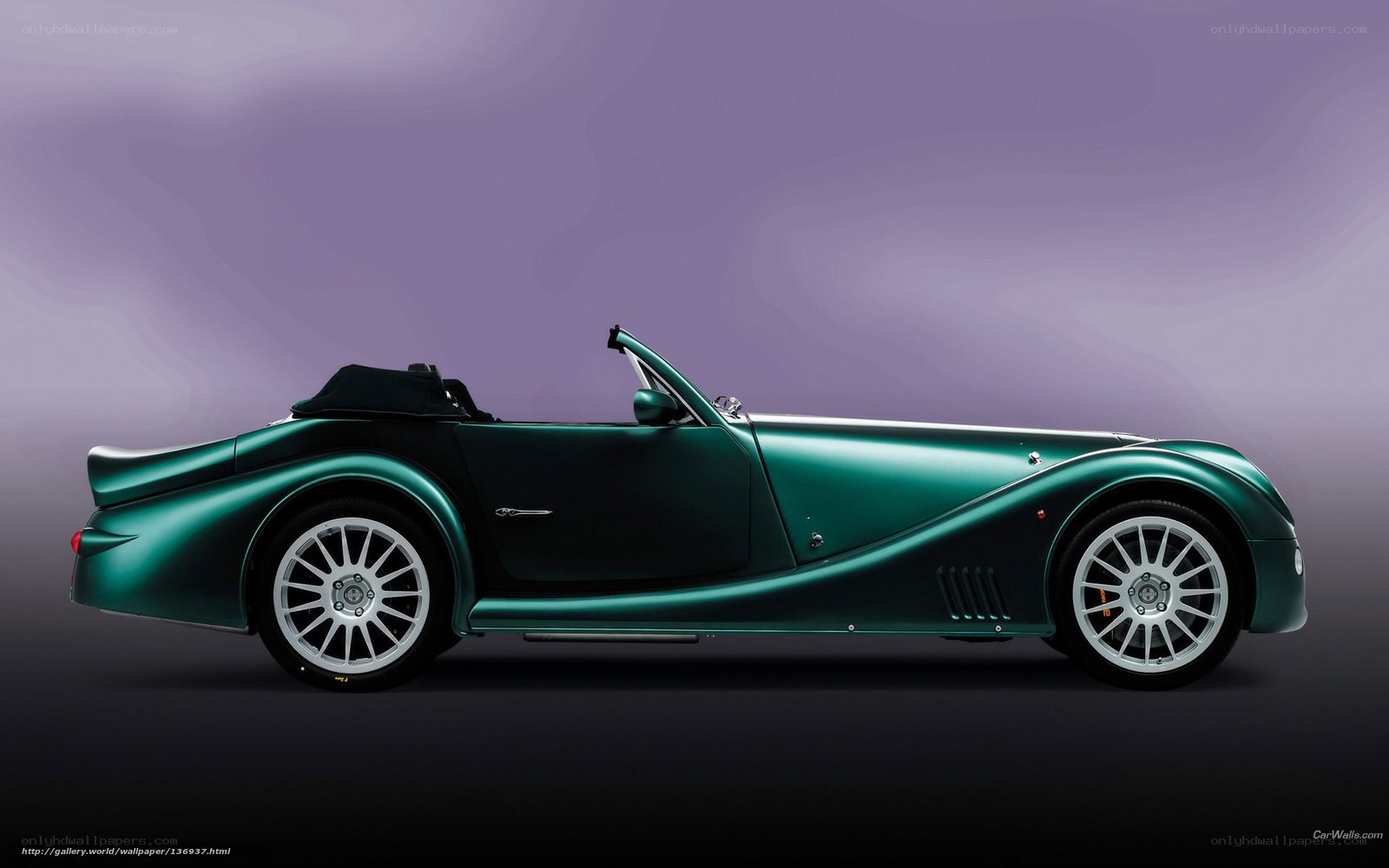 green classic convertible car