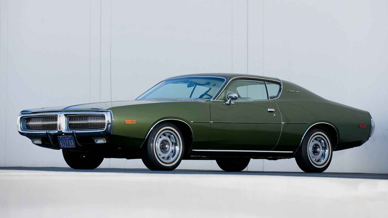 Green Classic Muscle Car — Neutral, Photograph