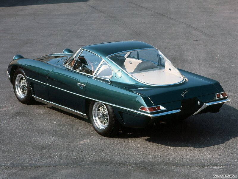 green classic sports car