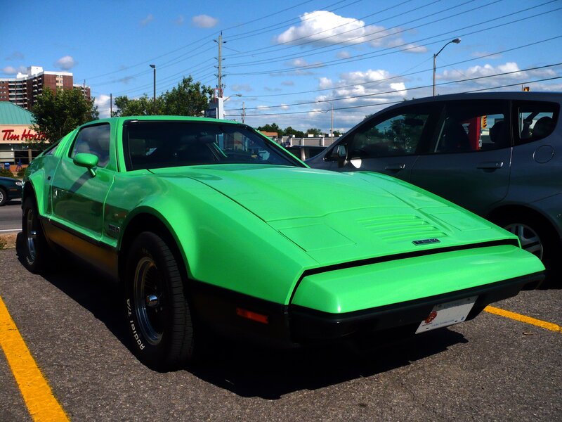 green classic sports car