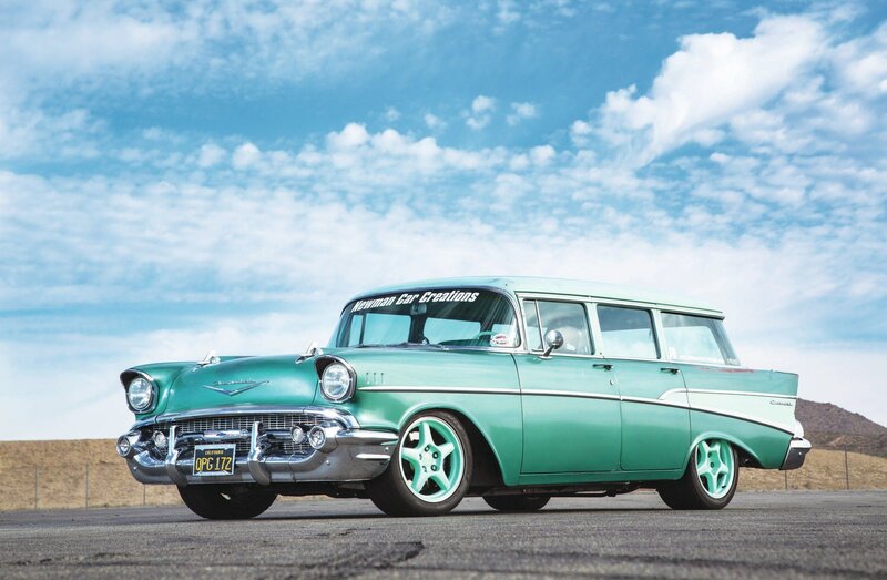 Green Classic Station Wagon — Teal