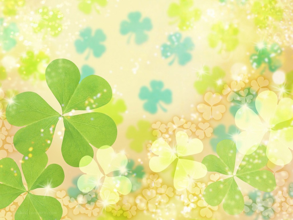 green clover background