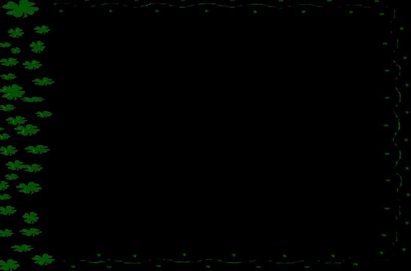 green clover border frame