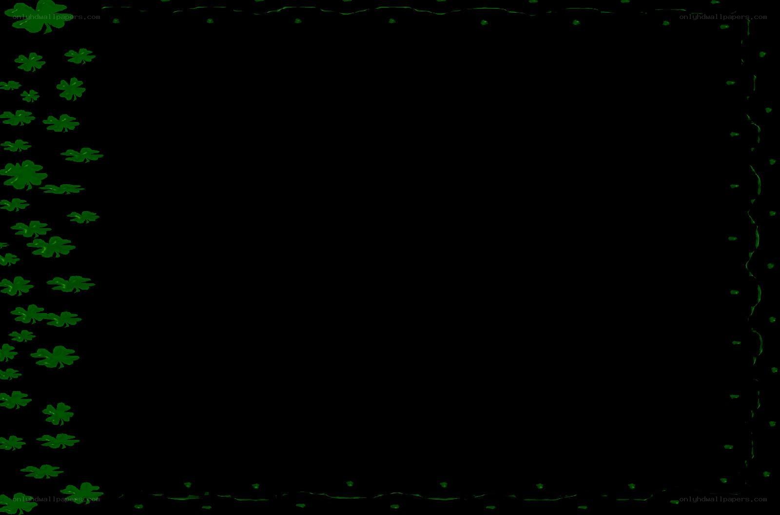 green clover border frame