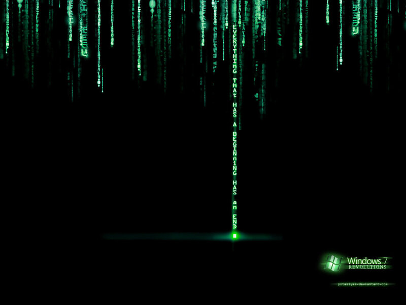 Green Code Rain — Black, Dramatic, Night, Digital Art