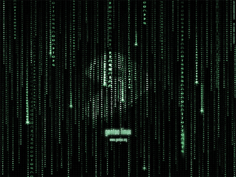 Green Code Rain — Black, Dramatic