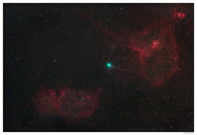 Green Comet in Space
