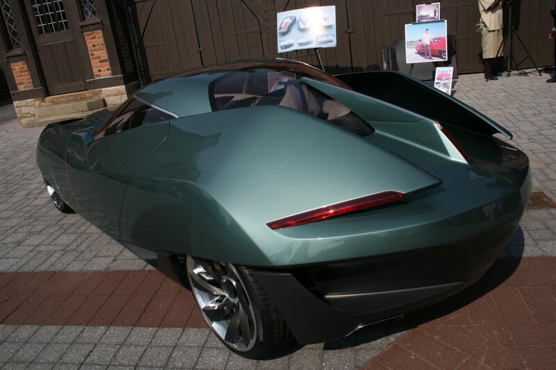 Green Concept Car — Calm, Afternoon