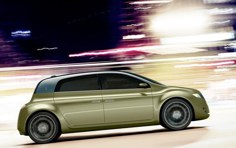 Green Concept Car — Dynamic, Night, Digital Art