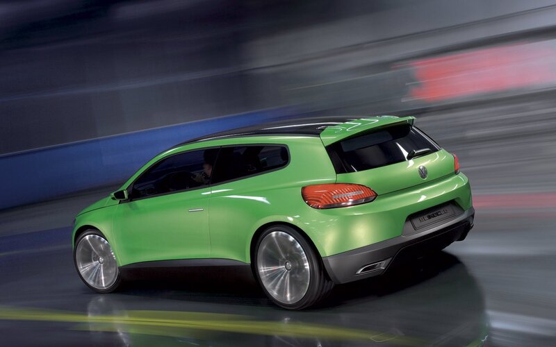 Green Concept Car — Dynamic, Photograph, Wheel