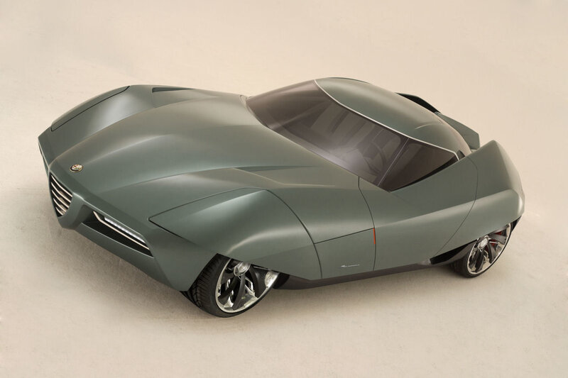 Green Concept Car — Gray, Neutral
