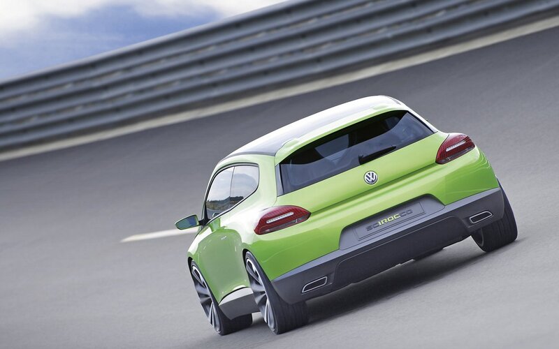 Green Concept Car — Lime Green, Dynamic, Photograph