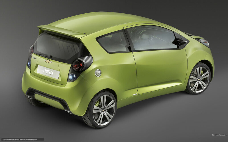 Green Concept Car — Lime Green, Neutral, 3d Render