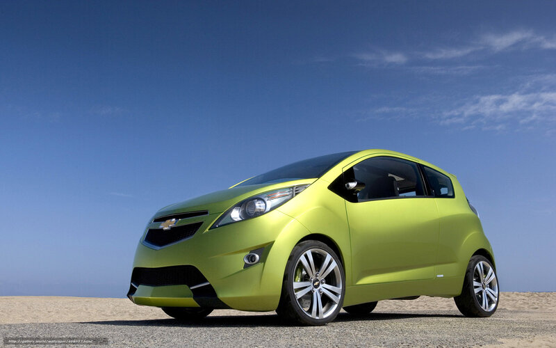 Green Concept Car — Lime Green, Serene