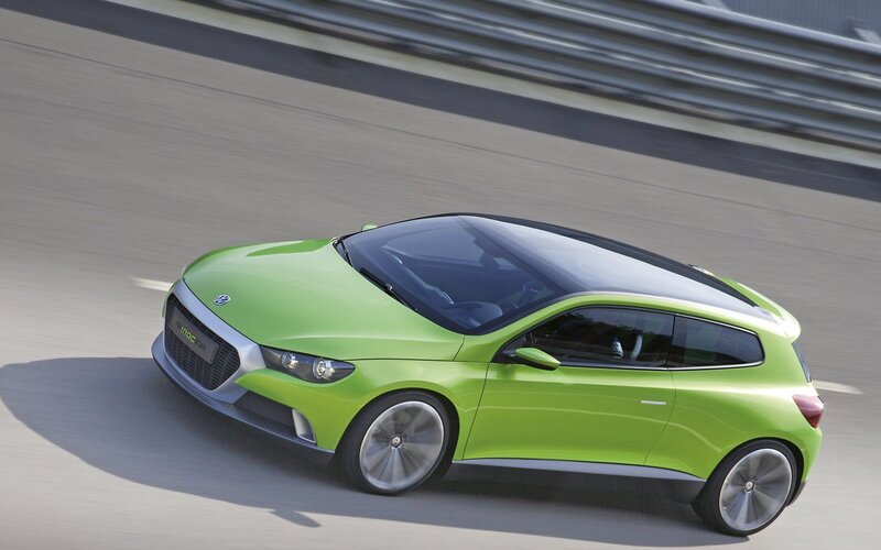 Green Concept Car — Lime Green