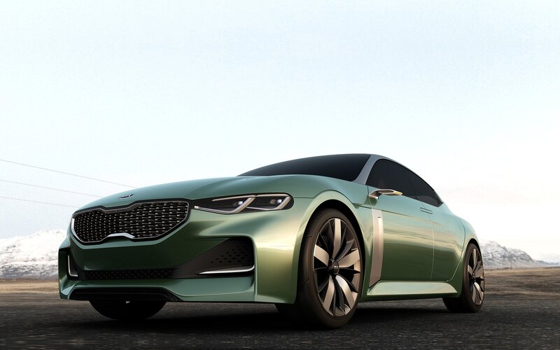Green Concept Car — Serene, 3d Render