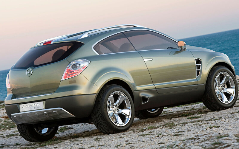 Green Concept Car — Serene, Sunset
