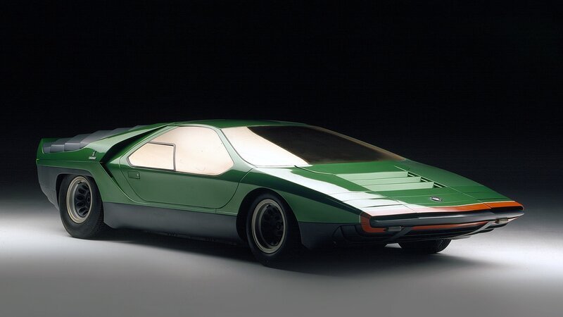 Green concept sports car
