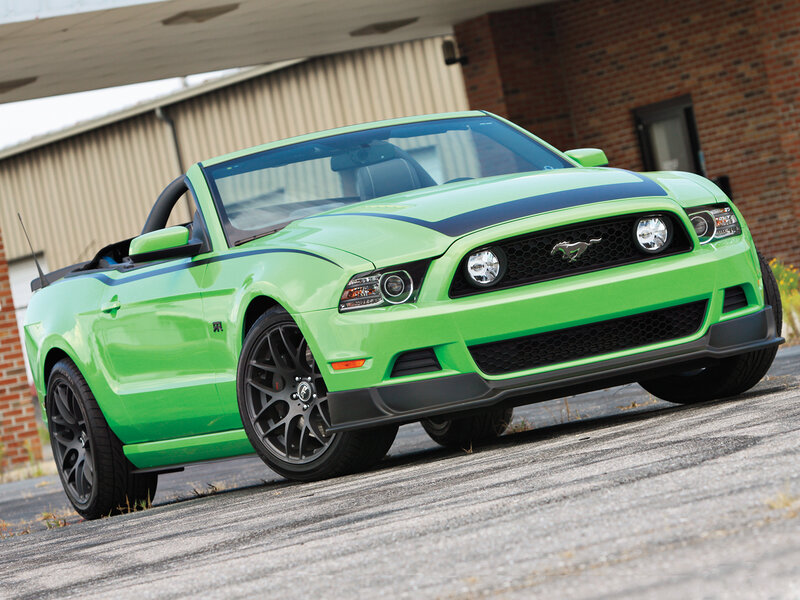 Green Convertible Car — Dynamic, Afternoon, Photograph