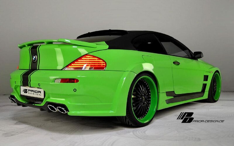 Green Convertible Car — Lime Green