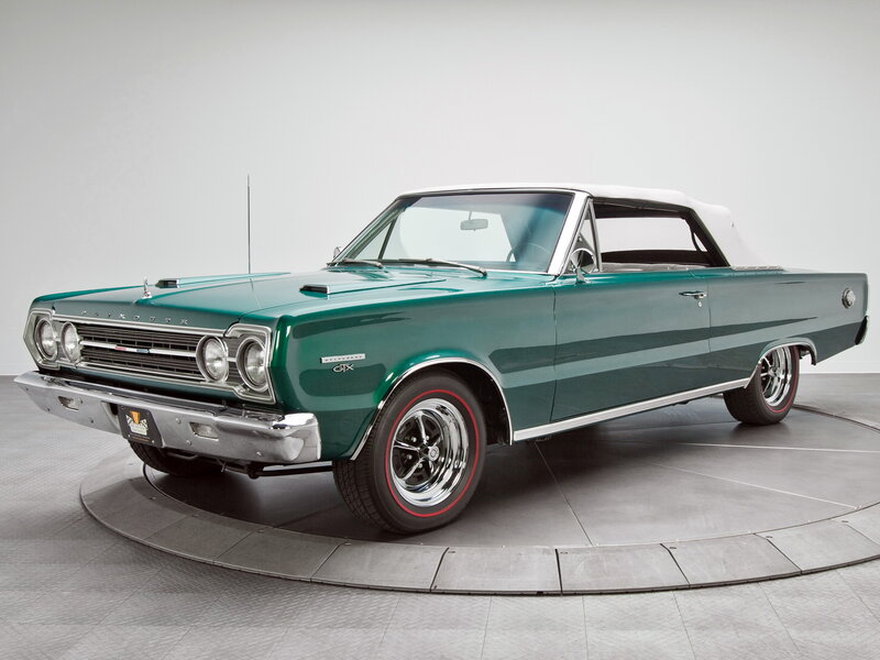 Green Convertible Car — Neutral, Photograph