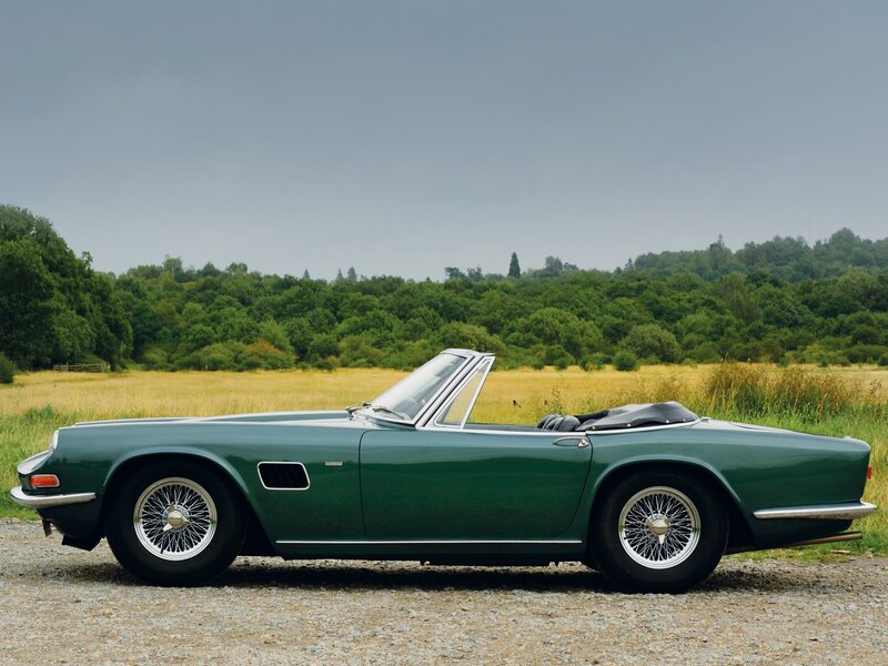 Green Convertible Car — Serene, Photograph, Field