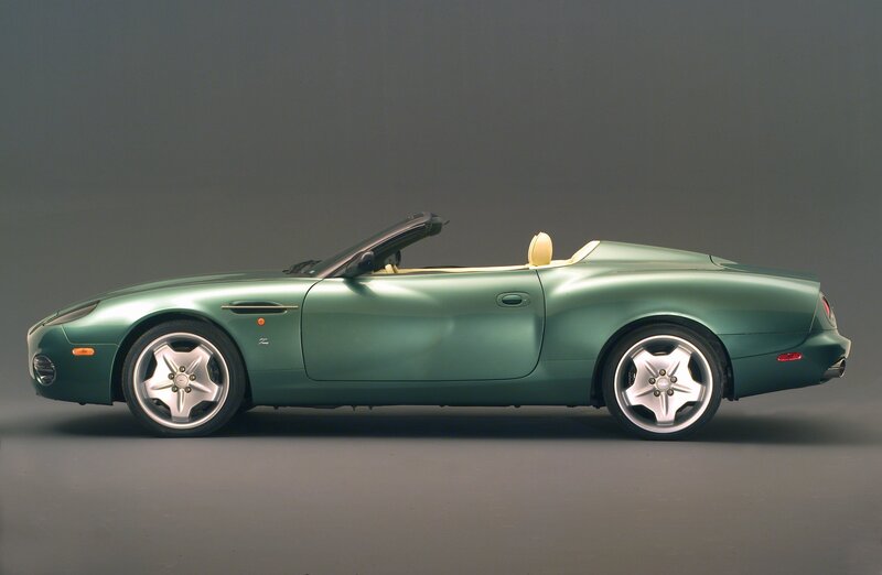 green convertible sports car
