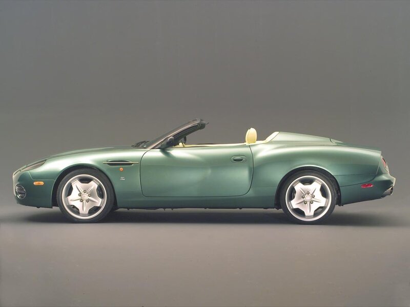 green convertible sports car