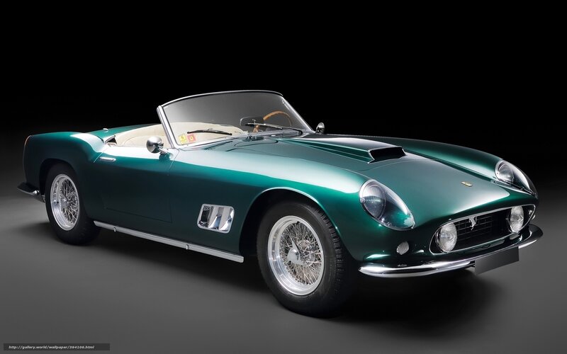 Green Convertible Sports Car — Dramatic, Photograph, Windshield
