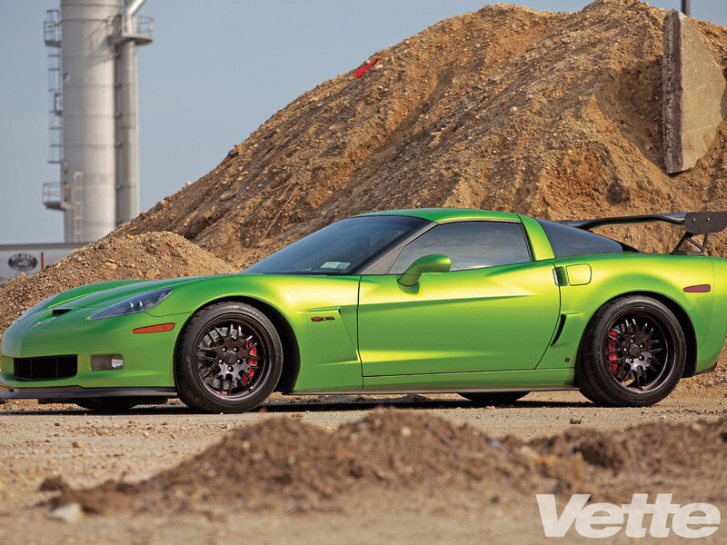Green Corvette C6