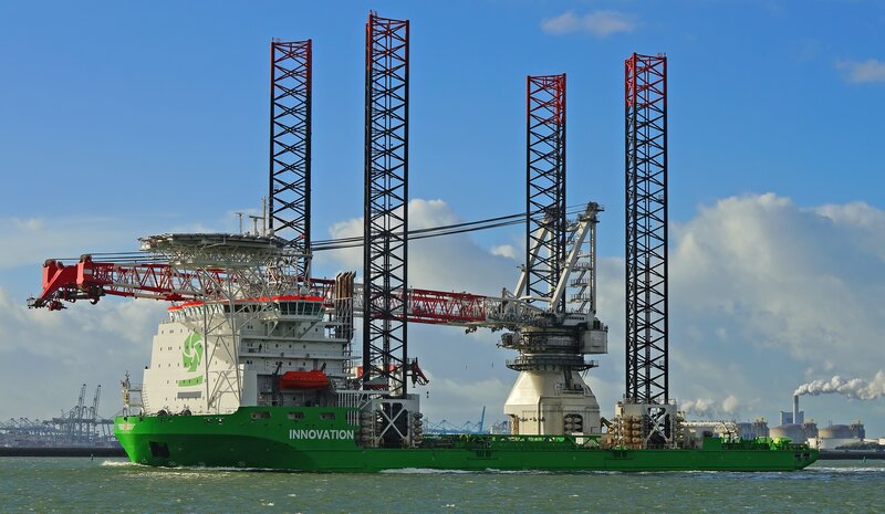 Green Crane Ship