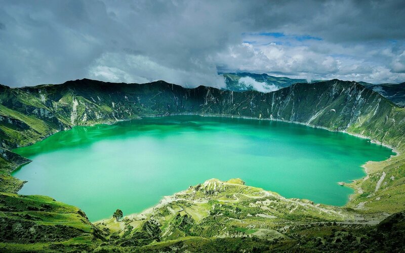 Green Crater Lake