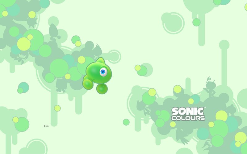 Green Creature in Green Background
