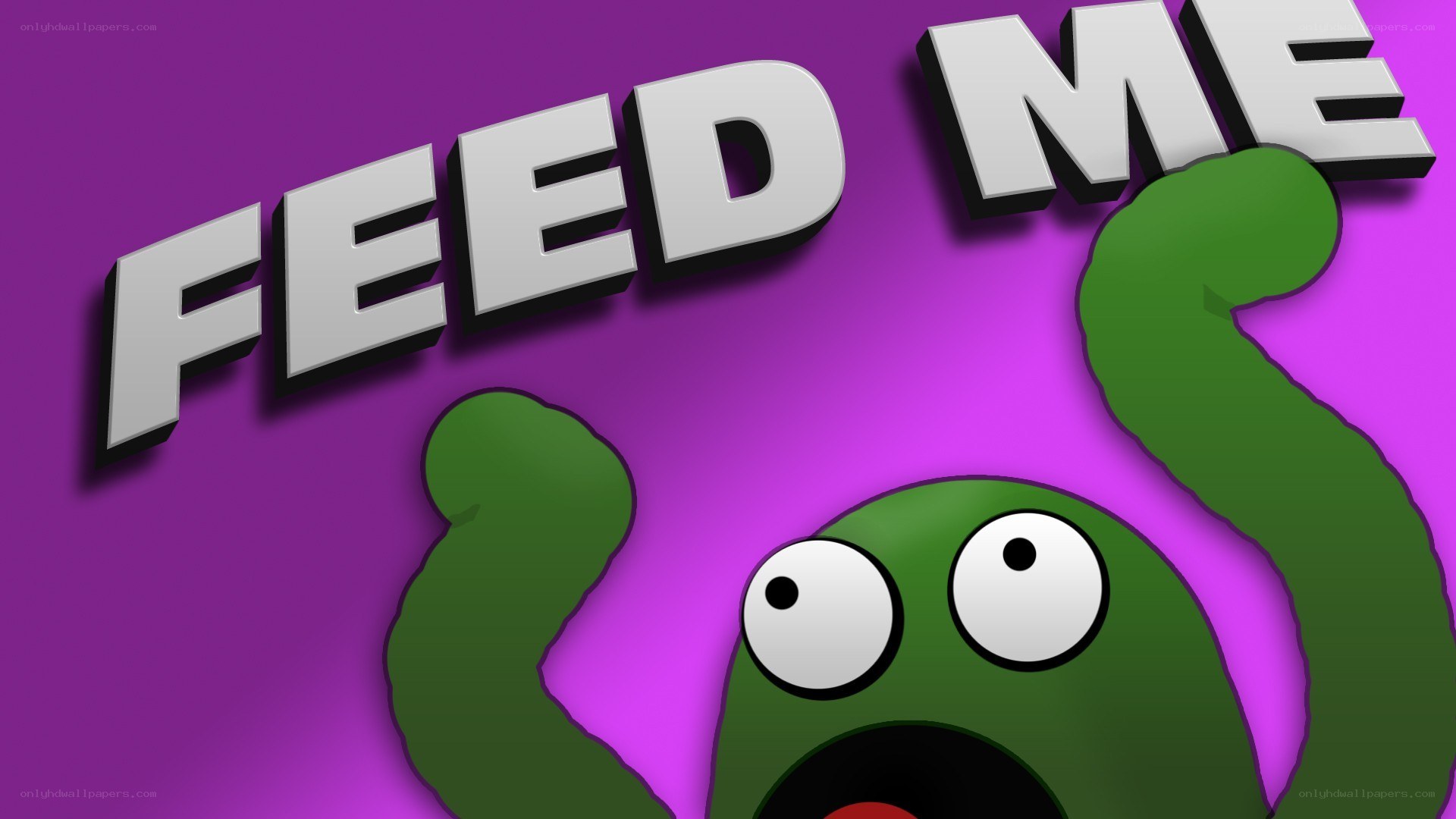 green creature with text